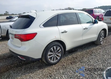 2014 Acura Mdx Technology Package из США, поврежденный, VIN 5FRYD3H42EB016000